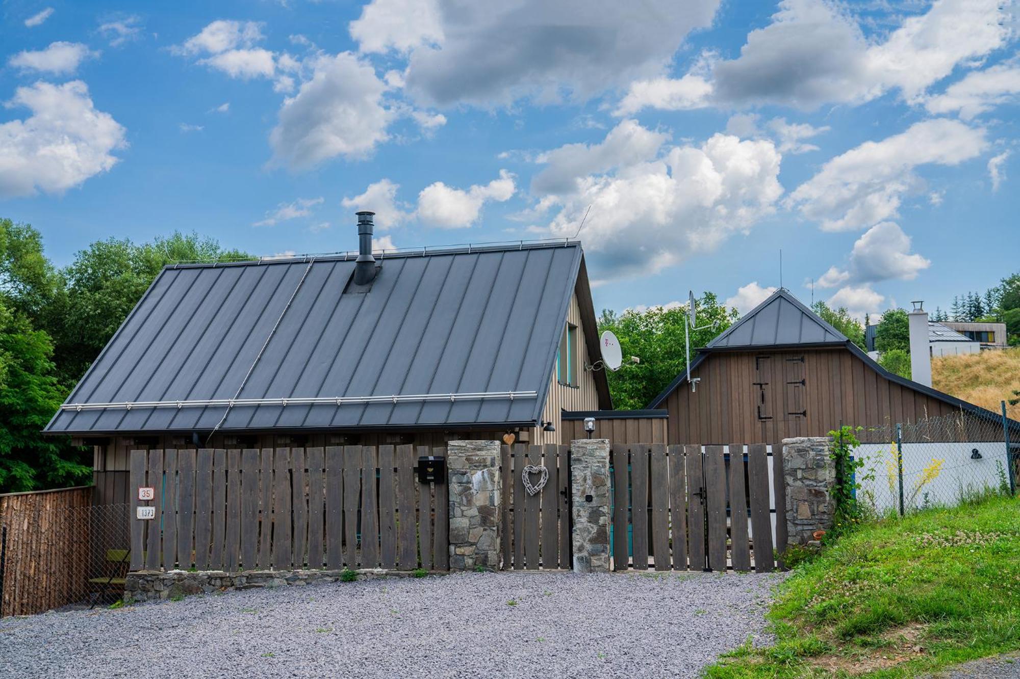 Chalupka Opal A Chalupa Achat Na Luke Lukahuta Chaletstiavnica Banska Stiavnica Na Samote - Samoobsluzny Pristup Cez Pin-Kod Nonstop Esterno foto